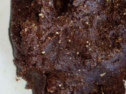 frolla al cacao e noci impasto