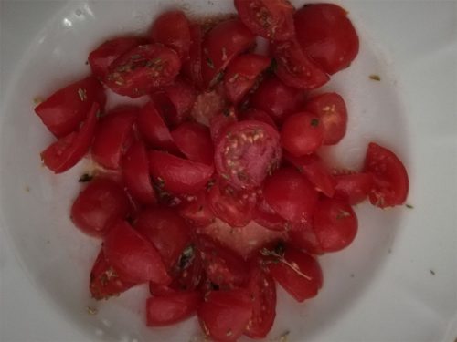 acquasale pomodori e origano