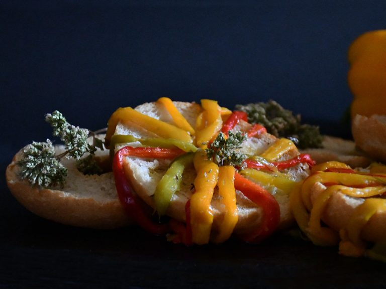 freselle con peperoni all'origano