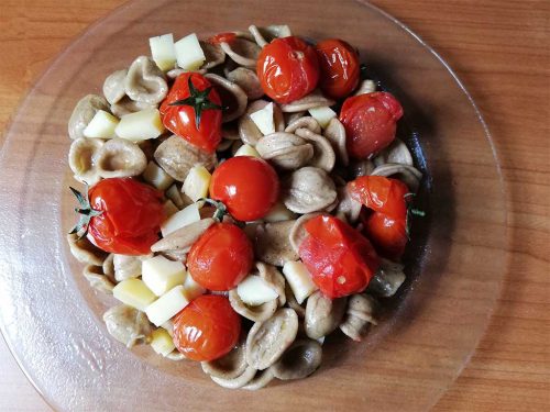 orecchiette di grano arso presentazione