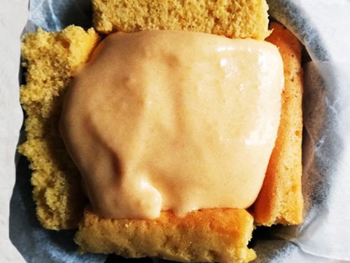 delizie con curd di nespole e arance assemblaggio semifreddo