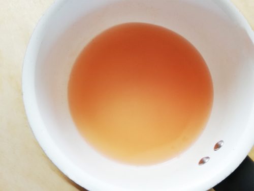 carpaccio di spada agar agar con succo di pompelmo rosa
