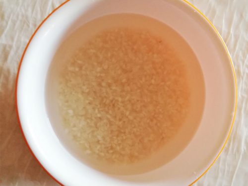 torta fredda al cocco il riso nell'acqu